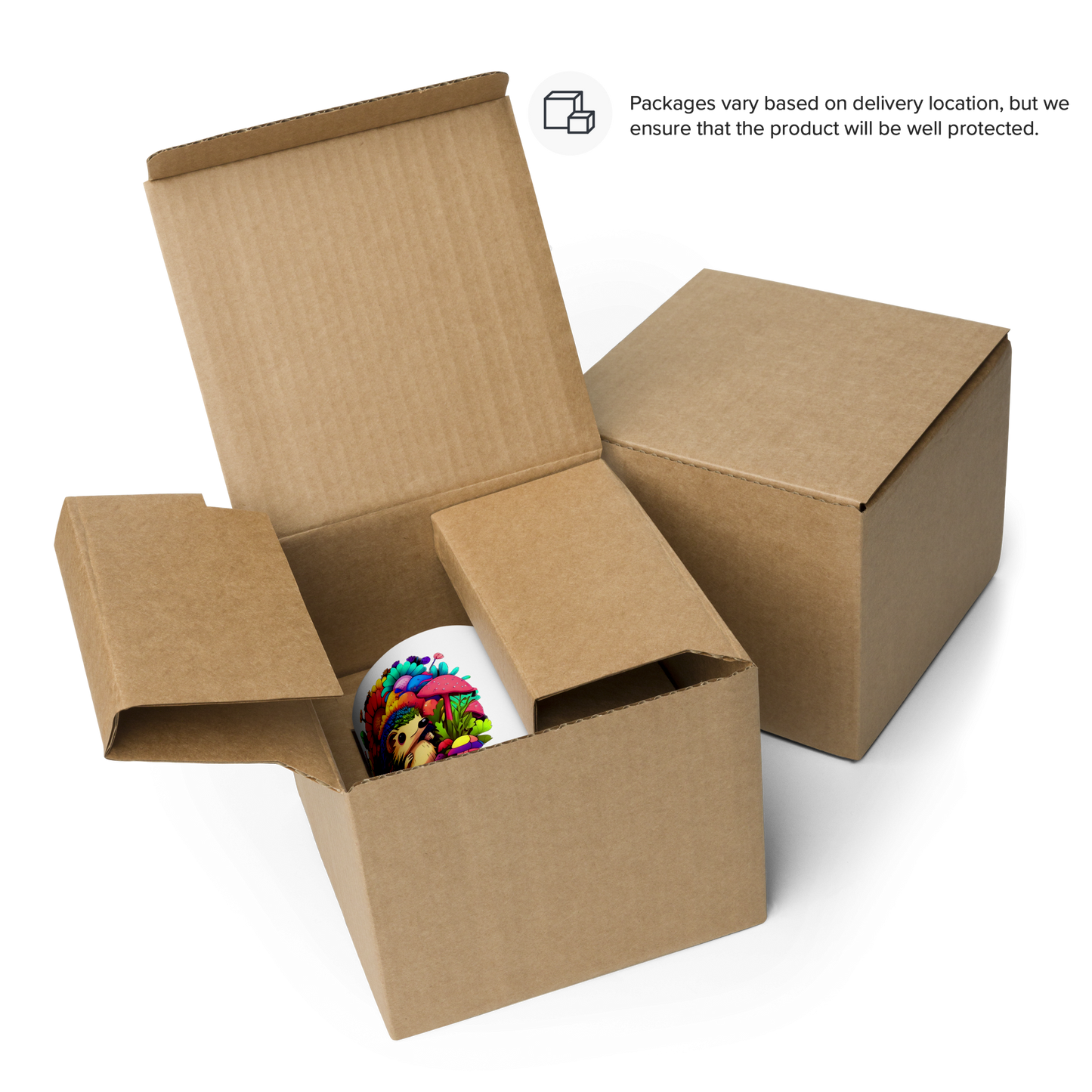 Pepita the hedgehog mug with colored interior