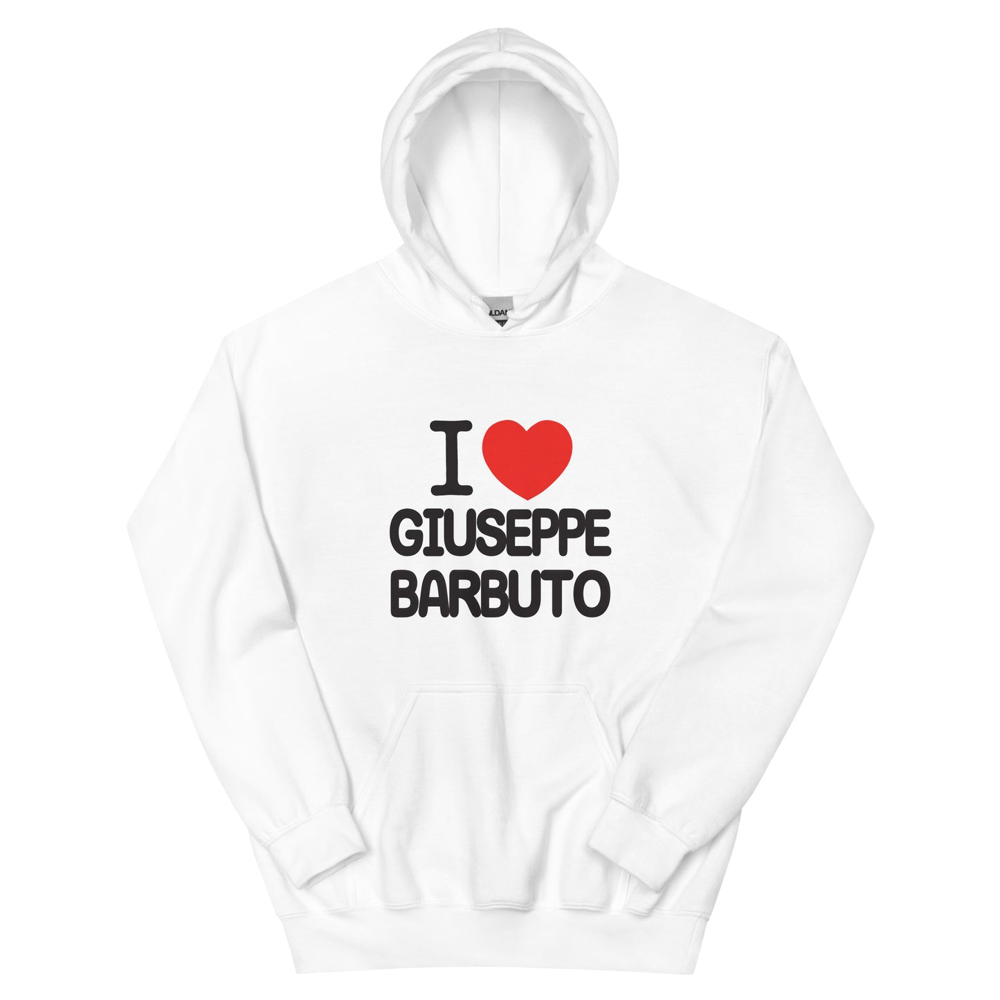 Felpa I LOVE GIUSEPPE BARBUTO