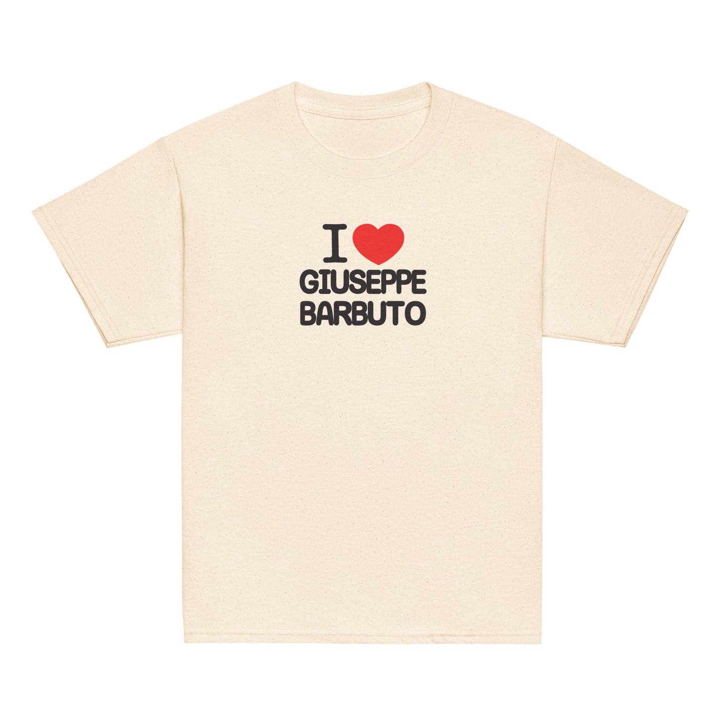 T-shirt I LOVE GIUSEPPE BARBUTO Bambini