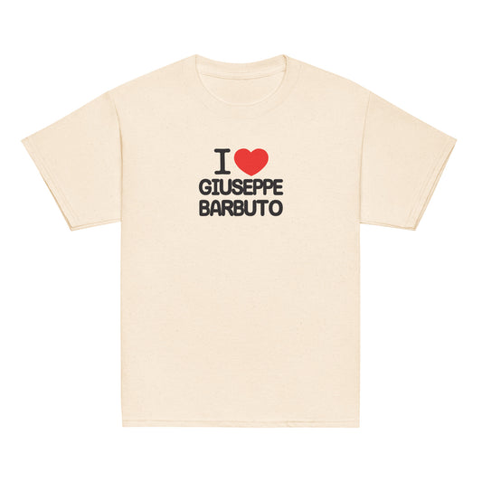 T-shirt I LOVE GIUSEPPE BARBUTO Bambini