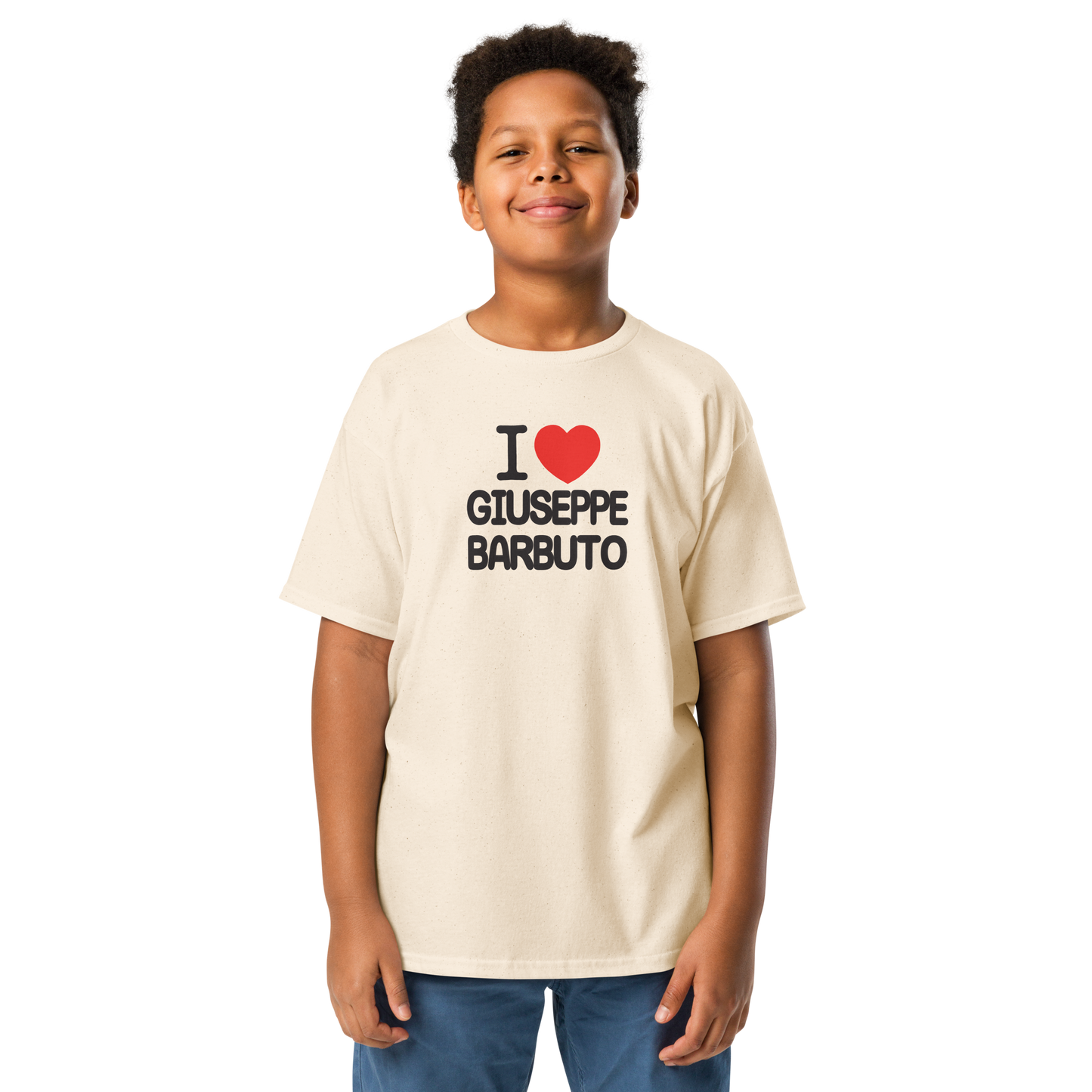 T-shirt I LOVE GIUSEPPE BARBUTO Bambini