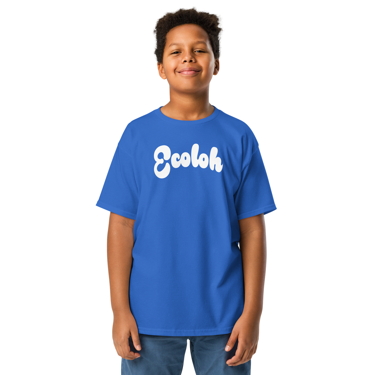 T-Shirt Blu Ecoloh BAMBINI